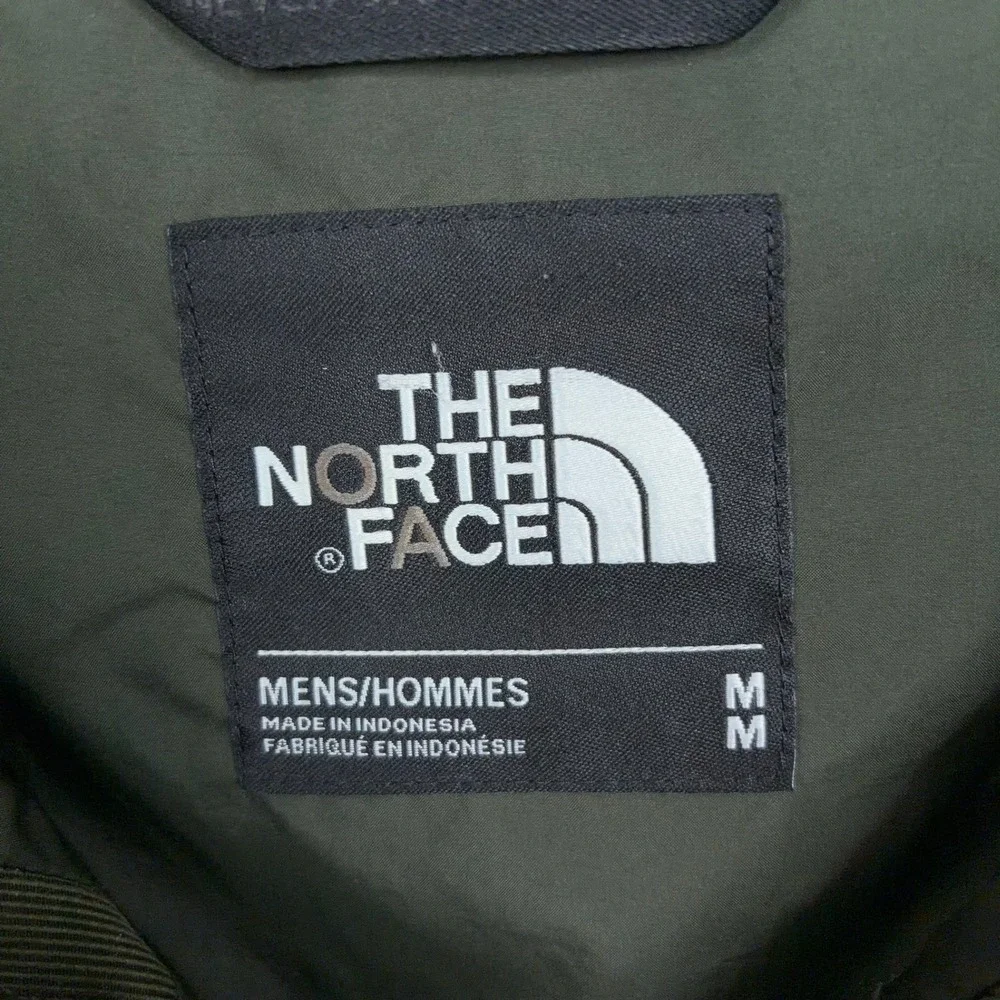 The North Face Jacket Mens Medium Green Hooded Fishtail Parka Utility Gorpcore